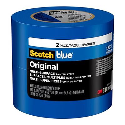 ScotchBlue Original Multi-Surface Painter's Tape, 0.70 Inches x 60 Yards, 1  Roll, Blue, Paint Tape Protects Surfaces and Removes Easily, Multi-Surface