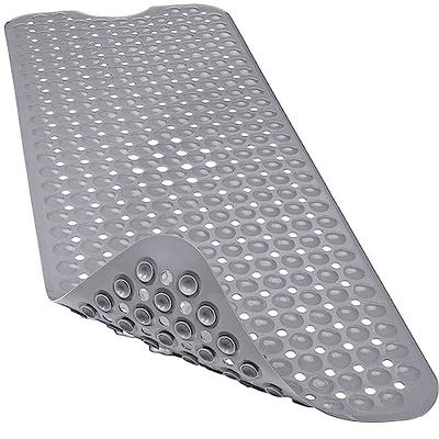 Ray Star Bathtub Mat Non-Slip Shower Mats for Tub, 36inx17in Inch, Bath Mat  for Tub with Suction Cups and Drain Holes, Washable, Soft on Feet, Easy  Clean, Beige 