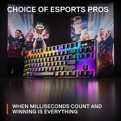 SteelSeries Apex Pro TKL Mechanical Gaming Keyboard – World's Fastest  Mechanical Switches – OLED Smart Display – Compact Form Factor – RGB  Backlit 