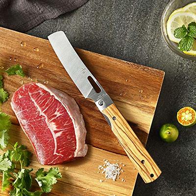 Kitchen Knives, Sharp Kitchen Knife, Damascus Pattern Fruit Knife, Small  Meat Knife, Boning Knife, Portable For Home And Outdoor Cooking - Temu