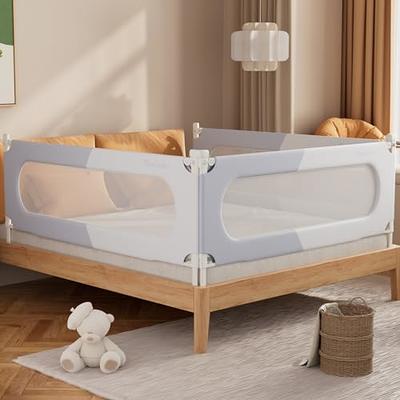 strenkitech Toddler Bed Rails for Travel - Baby Guard Bed Rail Portable  Bumper for Crib, Twin, Queen, Full, King Size Beds - Easy to Assemble, Safety  Bed Side Rail for Toddlers and