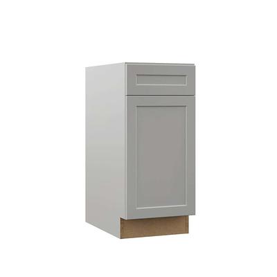 Hampton Bay Designer Series Melvern Assembled 36x30x12 in. Wall Open Shelf Kitchen Cabinet in White