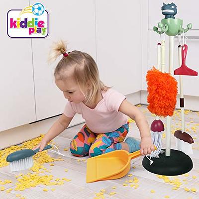 New Children Simulation Cleaning Tool Set Kids Educational Toy Play House  Mini Broom Mop Dustpan Pretend