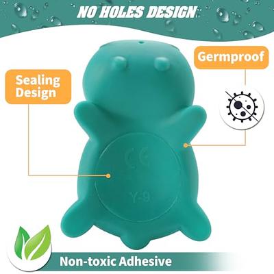 Green Rubber Frogs - Bath Time Fun! Package of 3 Bath Toys - 6 mos + - NEW