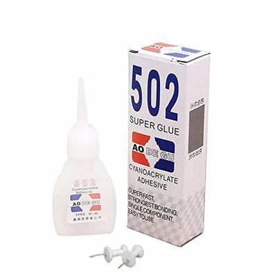 2Pcs New 502 Super Glue Instant Quick-Drying Cyanoacrylate