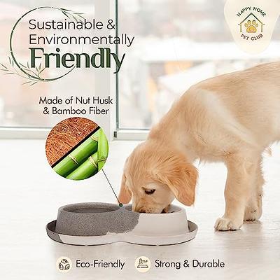 Dog Mat for Food and Water 2 Pieces Bone Shape Dog Mats Non-Slip