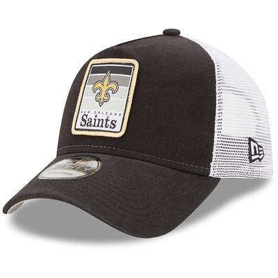 Men's New Era Black/Vegas Gold New Orleans Saints NFL x Staple Collection  9FIFTY Snapback Adjustable