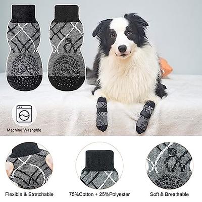 BEAUTYZOO Dog Paw Protectors Grip Pads Anti-Slip Traction for