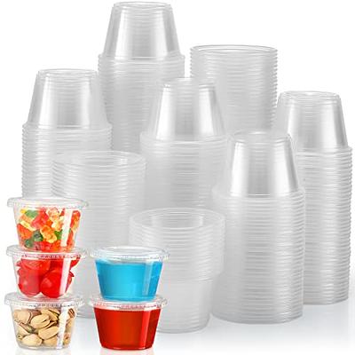 VITEVER [240 Sets - 4 oz ] Portion Cups With Lids, Small Plastic Containers  with Lids, Airtight and Stackable Souffle Cups, Jello Shot Cups, Sauce  Cups, Condiment Cups for Lunch, Party, Trips - Yahoo Shopping