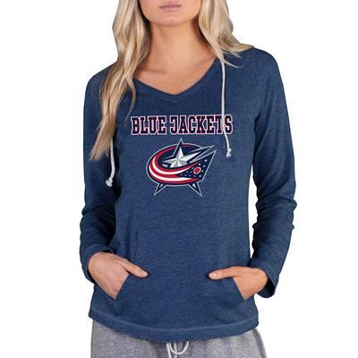 New England Patriots Concepts Sport Women's Tri-Blend Mainstream Terry  Short Sleeve Sweatshirt Top - Navy