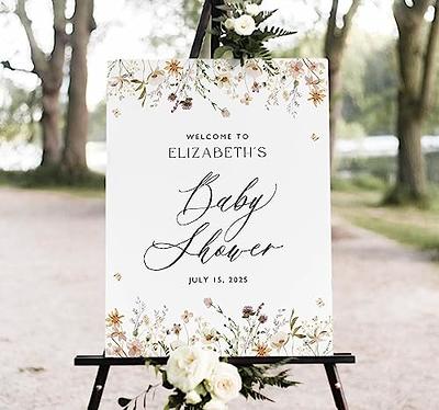 Editable Wildflower Baby Shower Welcome Sign, Floral Baby Shower Sign  Printable, Personalized Welcome Signs for Baby, Instant Download 18x24,  Baby Shower Decoration for Girl Boy, Plastic Sign with Stand - Yahoo  Shopping