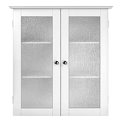 Elegant Home Fashions Slone 2-Door Wall Cabinet, White