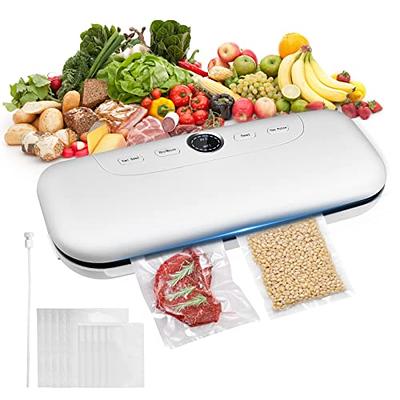 Vacuum Sealer, Food Sealer Machine, Dry and Moist Food Modes, Quick Sealing,  60Kpa Vacuum Sealer w/10Pcs Vacuum Seal Bags 