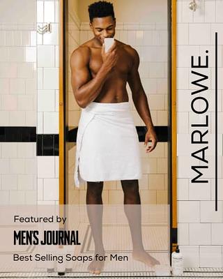 MARLOWE. No. 102 Men's Body Scrub Soap 7 oz, Fresh Original Woodsy Scent,  Best Exfoliating Bar