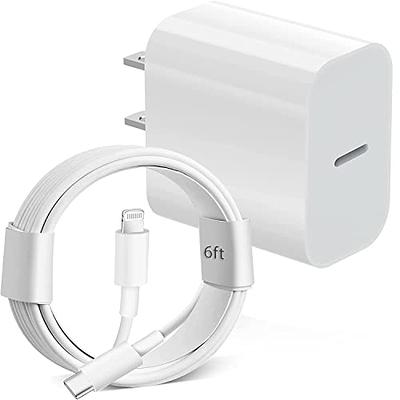 Apple MFi Certified] iPhone Charger,2Pack 6FT USB to Lightning Cable Apple  Charging Cord USB Wall Chargers Block Power Adapter for iPhone 13/12/11/X/8  Plus/XR/XS Max/SE/iPad 