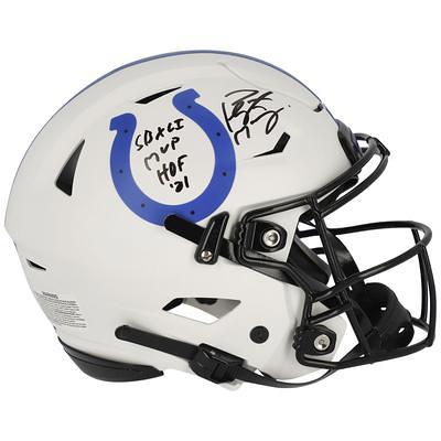 Peyton Manning Autographed Indianapolis Colts Flash Speed Mini Helmet -Fanatics