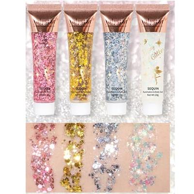 Color Changing Body Glitter, Holographic Glitter Gel for Body, Face, Hair  and Clothes, Body Shimmer Makeup Rave Accessories with Long Lasting  Waterproof Formula, 1.7 onuce (Mermaid #04) - Yahoo Shopping