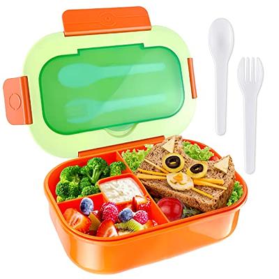 RIKDOKEN Lunch Box, Stackable 3 Layers Containers, Portable 94OZ