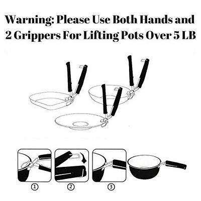 Gripper Clips for Moving Hot Plate or Bowls with Food Out, From