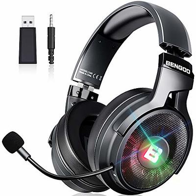 Gtheos 2.4GHz Wireless Gaming Headset for PC, PS4, PS5, Mac