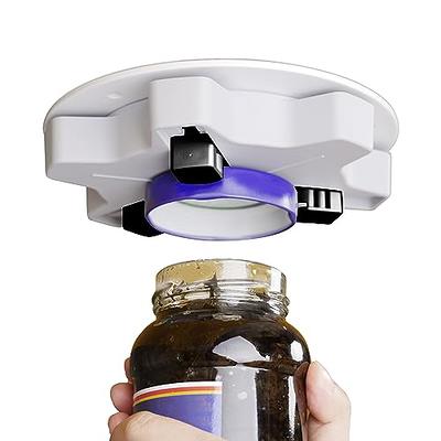 EZ Off Jar Opener - Under Cabinet Jar Lid & Bottle Opener - Opens Any Size  Jar