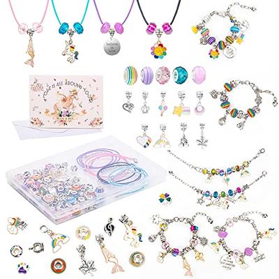 DIY Crystal Bracelet Set with Jewelry Gift Box Dream Girl Pendant