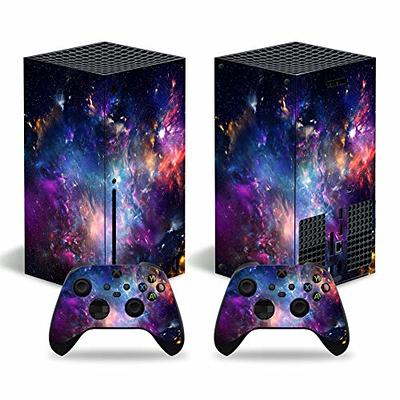 PlayVital Orange Star Universe Full Set Skin Decal for ps5 Console