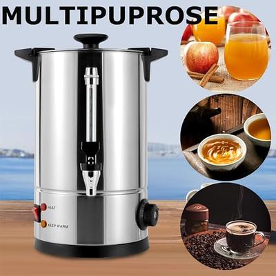 10L Large Capacity Hot And Cold Drink Dispenser Tea Urn Stainless Steel Insulated  Beverage Dispenser For Water Milk Tea Coffee - Buy 10L Large Capacity Hot  And Cold Drink Dispenser Tea Urn