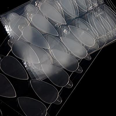 12Pcs Acrylic Press-On Nail Storage Box With Double-Sided Tape For  Displaying And Storing Artificial Nails, Suitable For Nail Salons Nail  Organizers Storage