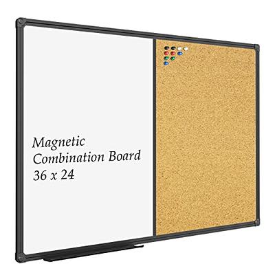  ZDZBLX Magnetic Board Frameless Stainless Iron Board Strips,  Magnetic Strips with Adhesive Backing Bulletin Board Bar Strip Memo Magnet  Board with 10pcs Colorful Magnet for School Office Home (4pcs) : Home