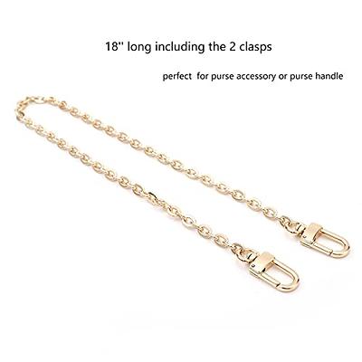  Mini Copper Purse Chain Shoulder Crossbody Strap Bag  Accessories Charm Decoration (Gold, 18'') : Clothing, Shoes & Jewelry