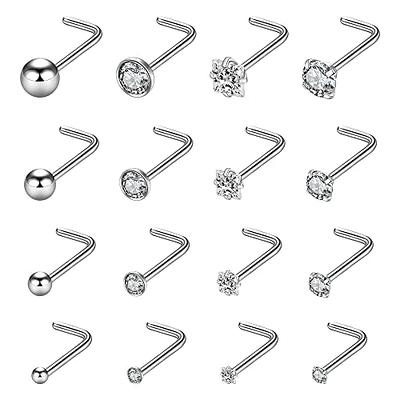 nose piercing stud sizes