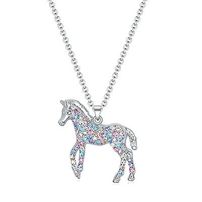 IEFIRCH Unicorn Gifts, Unicorn Gifts for Girls Unicorn Necklace