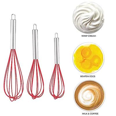 Professional Stainless Steel Whisk For Effortless Baking And Mixing - Temu