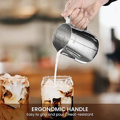 400ML STAINLESS STEEL MILK FROTHING PITCHER COFFEE CUP FROTHER JUG