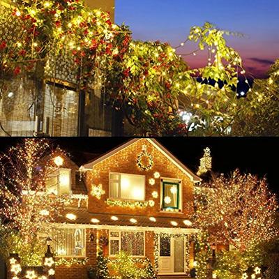 Christmas Lights, 500LED 164FT Long Christmas Tree Lights w 8 Modes Remote  Timer