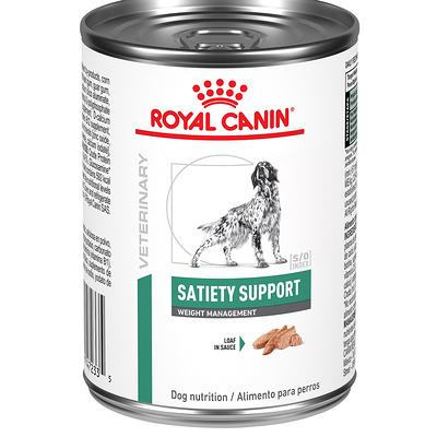 Royal Canin Veterinary Diet Satiety Support Weight Management Adult Dog  Loaf in Sauce Wet Food – 13.4 oz can 24 Count