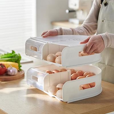 SEESPRING Egg Holder for Refrigerator, 18 Egg Container For Refrigerator,  Egg Fresh Storage Box for Fridge, Egg Storage Tray Organizer Bin, Clear  Plastic Storage Container (1 Layer) - Yahoo Shopping