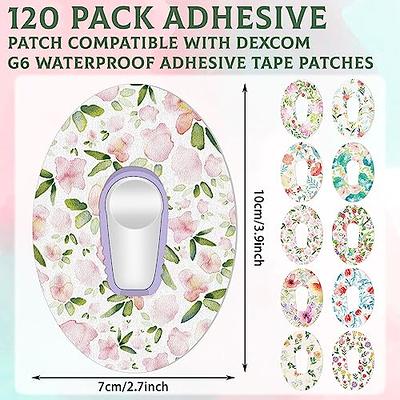 100 Pcs Adhesive Patch Sensor Covers CGM Sensor Patches Waterproof and  Sweatproof Pre Cut Adhesive Tape for Skin Continuous Glucose Monitor  Protection