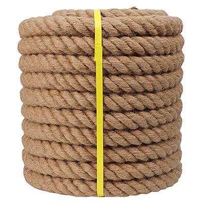 Twisted Manila Rope Jute Rope (1-1/4 Inch x 50 Feet) Natural Thick Hemp Rope  for Docks, Railings, Bed Swings, Decorating - Yahoo Shopping