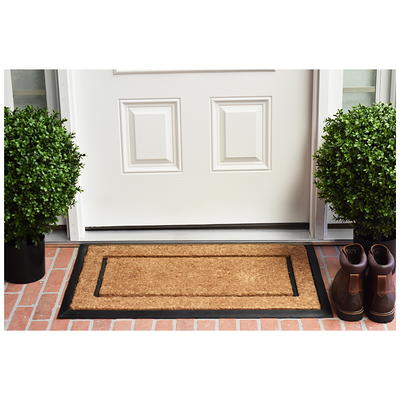 Doormat, Greek Key Coir, 24 x 36-In.