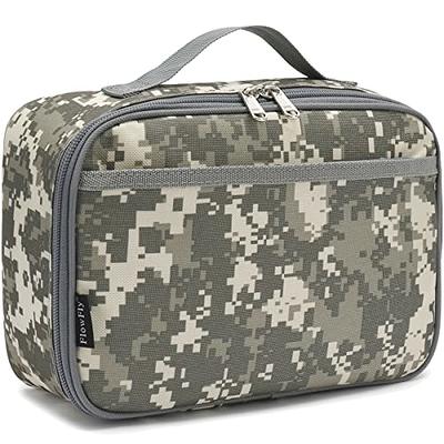 Wildkin Kids Insulated Lunch Box Bag (Blue Camo)