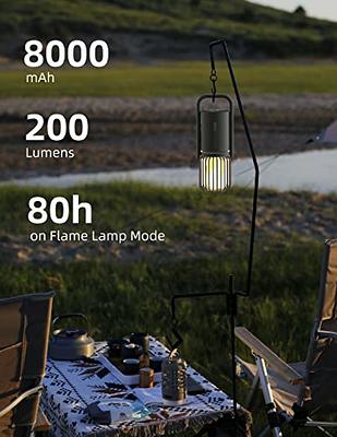 Everbrite LED Camping Lantern, USB C Rechargeable Lantern with 3 Light Modes, Vintage Outdoor Lanterns with Power Bank Function for Power Outages