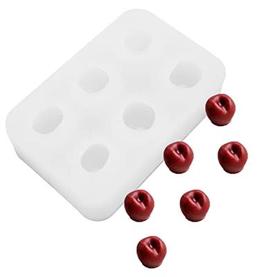 ONNPNN 6 Cavity Cherry Silicone Mold, Creative Cherry-shaped