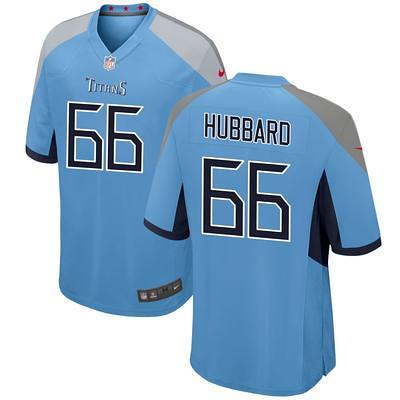 Chris Hubbard Men's Nike Light Blue Tennessee Titans Alternate Custom Game Jersey