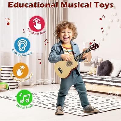  Enya Kids Toys Musical Instruments Toddler Toy Gifts for Baby  Children Girls and Boys Ages 3+, Includes 21-Inch Mini Ukulele, 13-Key  Melodica, Egg Shaker Set, Lollipop Hand Drum with Stick (Mini