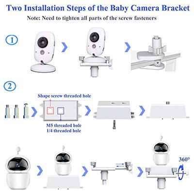 EYSAFT Baby Monitor Mount Universal Baby Kamera Holder, Flexible Baby Camera  Mount Baby Monitor Shelf Baby Monitor Stand Compatible with Most Baby  Monitors - Yahoo Shopping