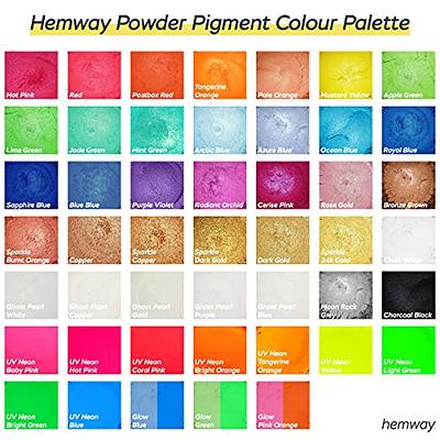 Hemway Epoxy Dye Pigment Powder Color Luxury Ultra-Sparkle Dye Metallic  Pigments for Epoxy, Resin, Polyurethane Paint, Jewellery and Table Tops -  50g