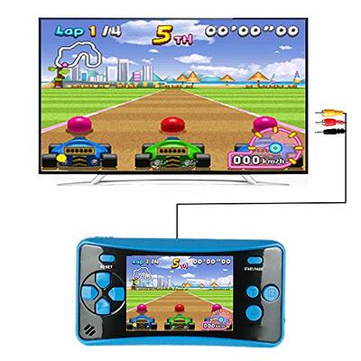 TaddToy Portable Handheld Games for Kids 3.2 Screen Game TV Output Arcade  Vibration Gaming Player System Built in 198 Classic Retro Video Games with