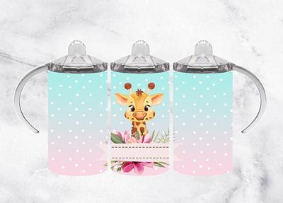 Giraffe Sippy Cup Sublimation